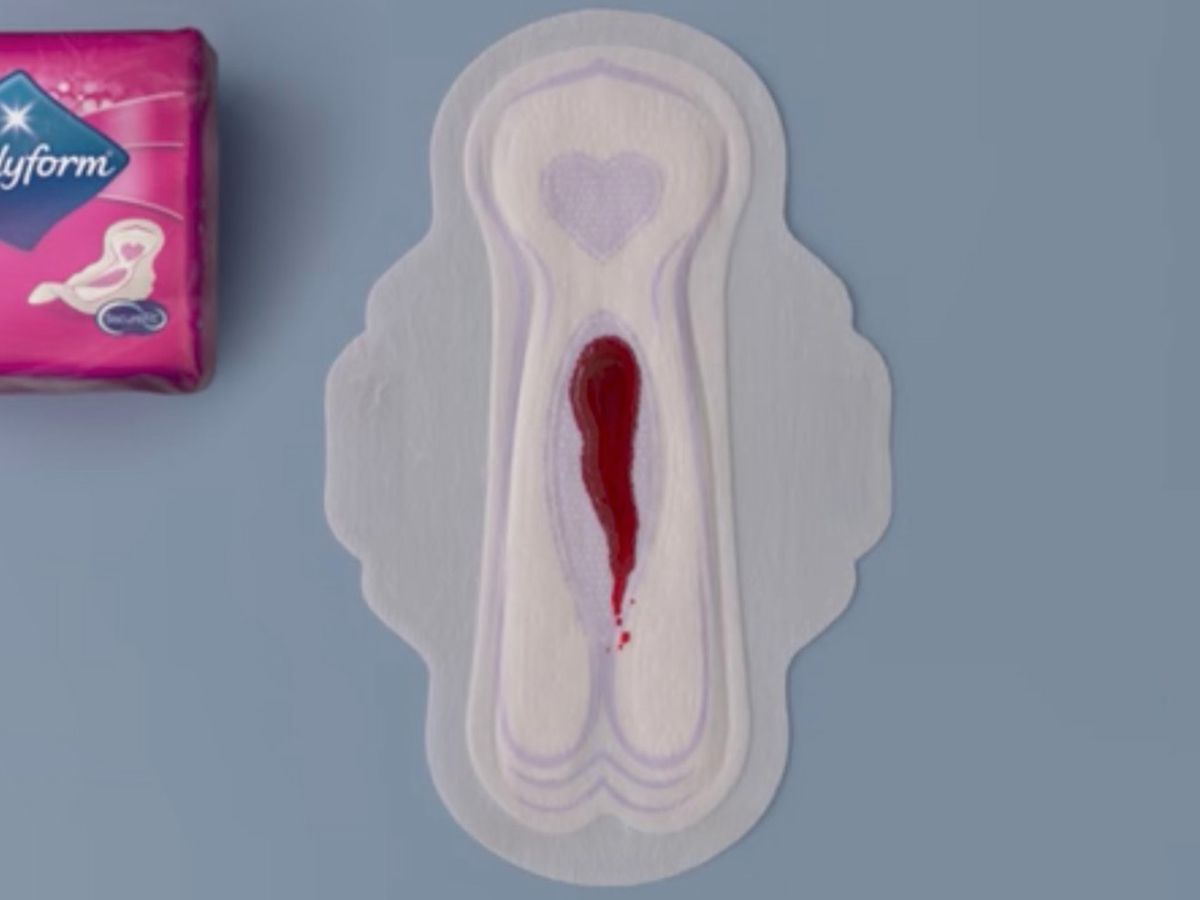 The first ever advert showing period blood has arrived