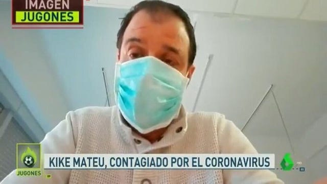 Kike mateu es el periodista de Valencia que tiene coronavirus