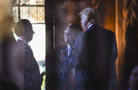 President-elect Donald Trump at Mar-a-Lago Club