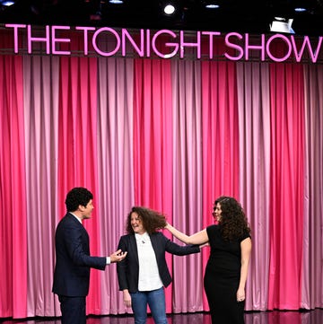 The Tonight Show Starring Jimmy Fallon - Season 10 the tonight show starring jimmy fallon episode 1799 pictured l r host jimmy fallon with contestants tamara doherty and kami cotter during “perm week day 2” on tuesday, february 14, 2023 photo by todd owyoungnbc