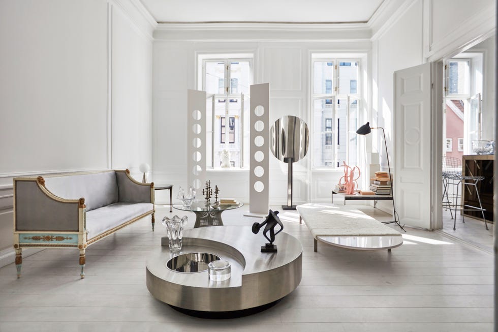 living room in pernille hell home, founder of design store sacre couer