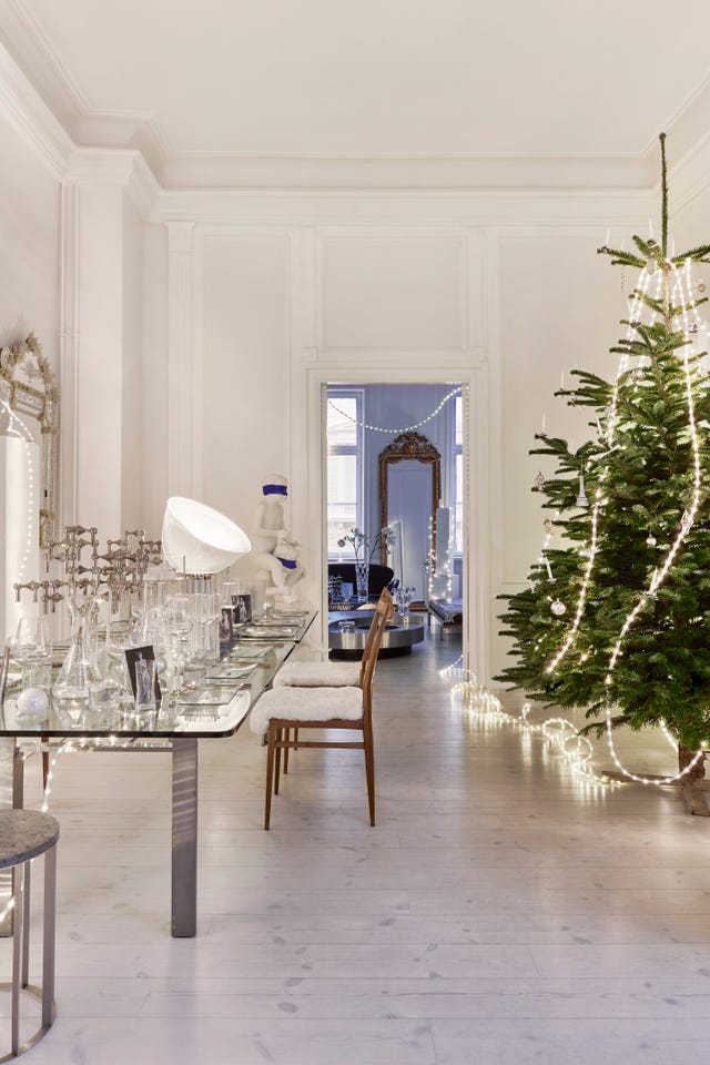 christmas home of pernille hell, founder of sacre couer design store in copenhagen