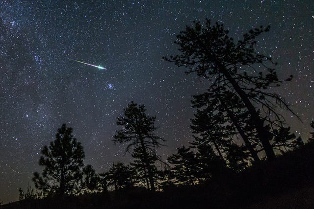 See July's Meteor Shower And The Clouds Of The Milky Way