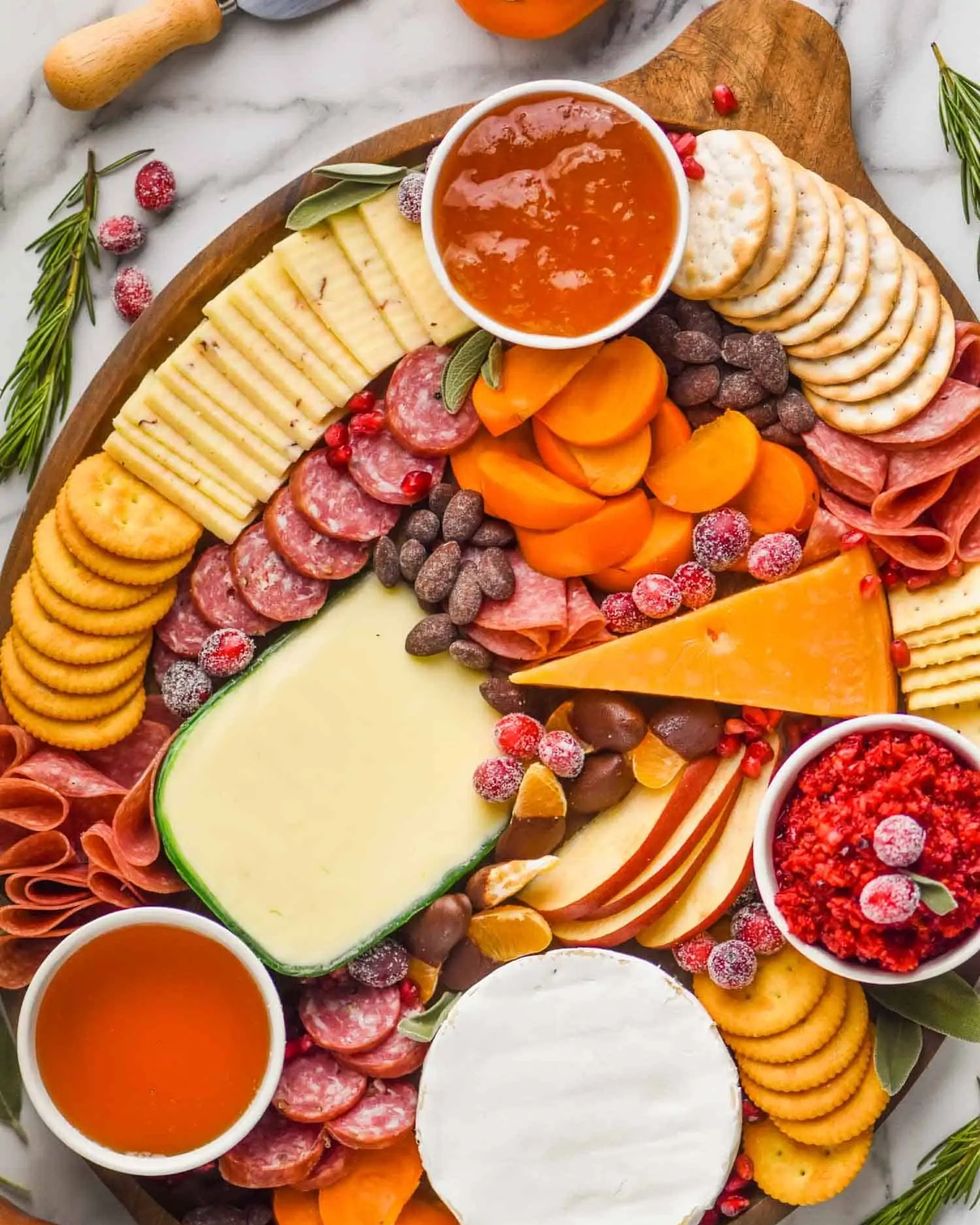 persimmon recipes holiday cheese board