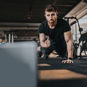 personal trainer giving online streaming during new normal