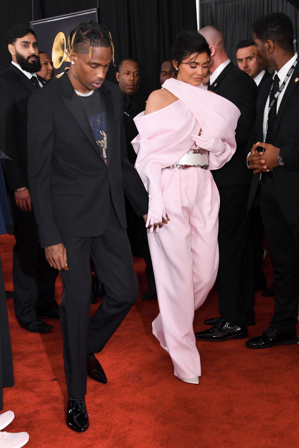 Kylie Jenner and Travis Scott Bring Power to Met Gala Red Carpet