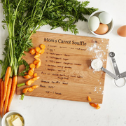 personalized mother's day gifts portrait recipe cutting board