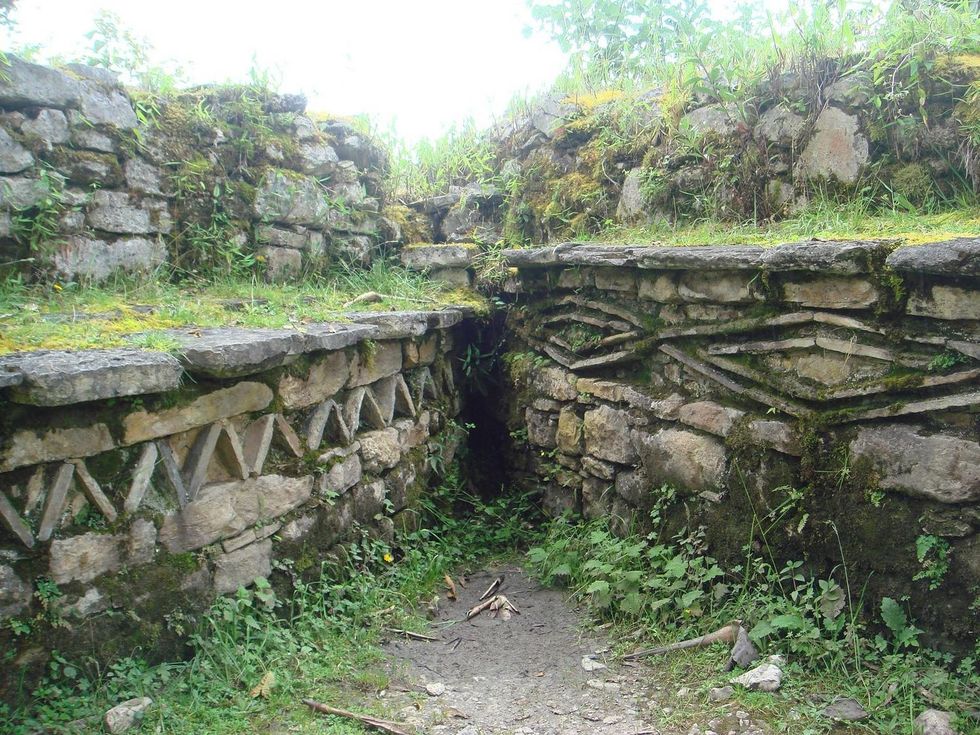 Het fort van Keulap is een andere Chachapoyabezienswaardigheid die nog maar weinig toeristen trekt