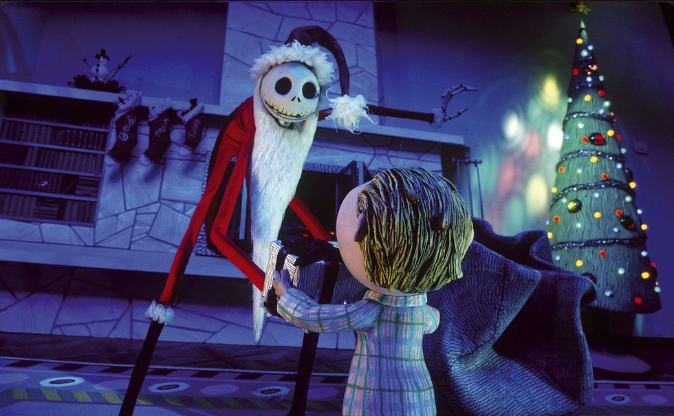 tim burton's holiday classic, the nightmare before christmas, makes a return to the big screen this holiday season in stunning disney digital 3d