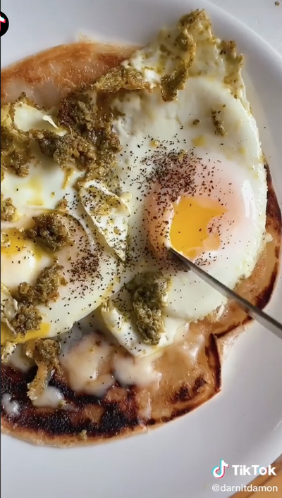 Pesto Fried Eggs Recipe, Food Network Kitchen