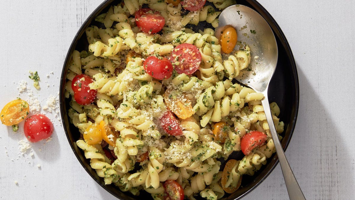 preview for Pesto Pasta Salad Is The Freshest Way To Switch Up The Classic Summer Side