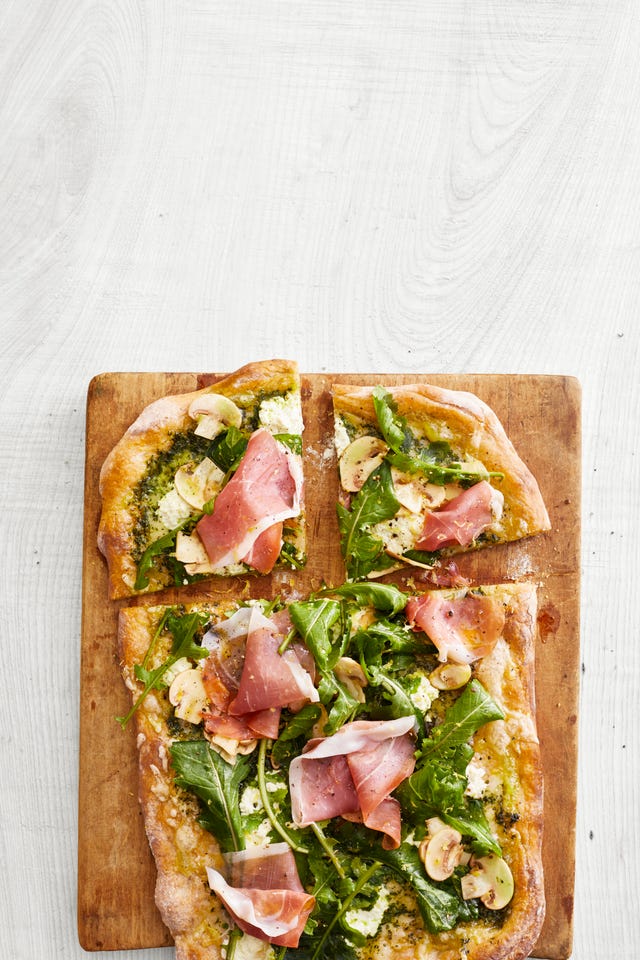 Easy Homemade Pizza Sauce With Prosciutto And Mozzarella Cheese