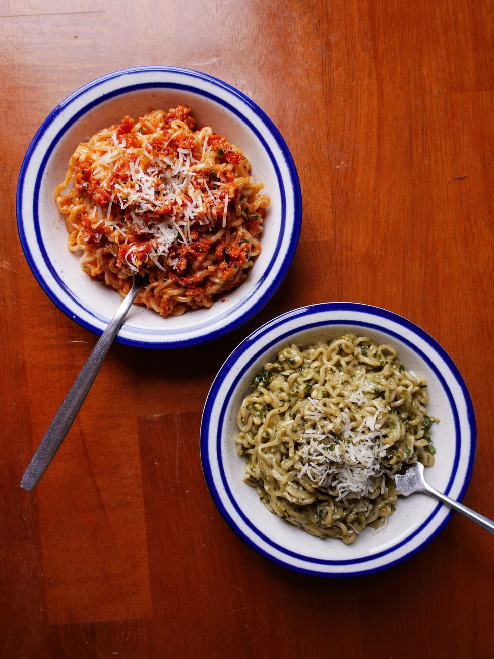 pesto ramen  delishcom