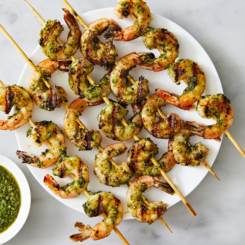 Best Pesto Shrimp Skewers Recipe - How To Make Pesto Shrimp Skewers