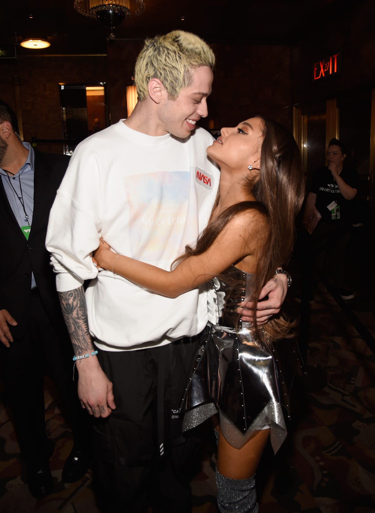 1200px x 602px - Pete Davidson Made a Joke About Ariana Grande's Comments on His Penis Size