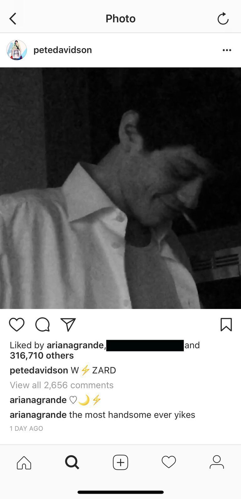 Ariana Grande cannot stop gushing about Pete Davidson on Instagram 