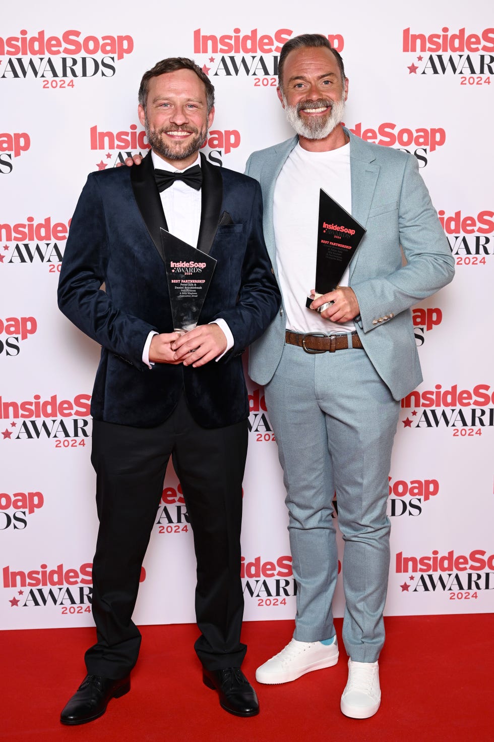 peter ash, daniel brocklebank, inside soap awards 2024