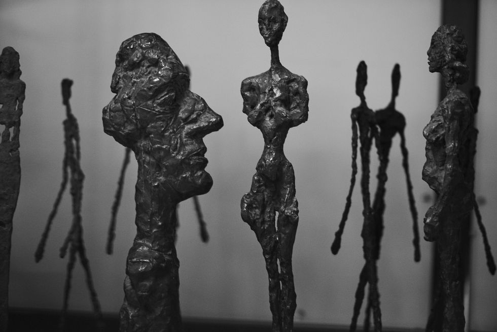 Peter Lindbergh, Alberto Giacometti, scultura, Parigi