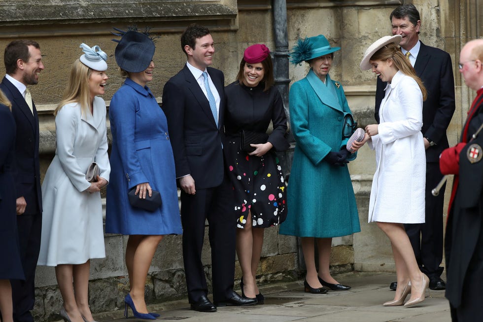 The Royal Family Attend Easter Service At St George's Chapel, Windsor