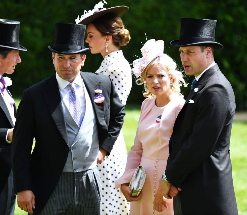 el hijo de ana de inglaterra con su novia, el principe guillermo y kate middleton