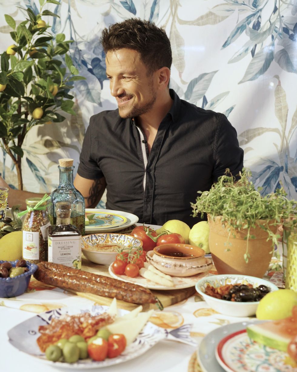 peter andre with homesense products