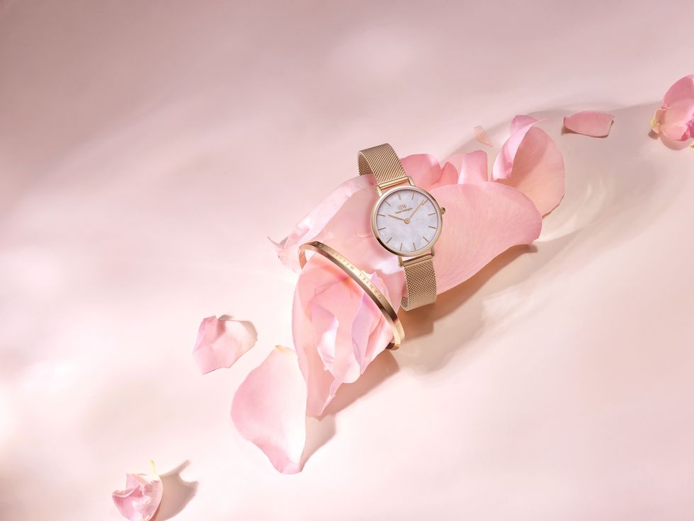 daniel wellington, mother of pearl, 手錶, 春季, 貝殼粉色腕錶系列