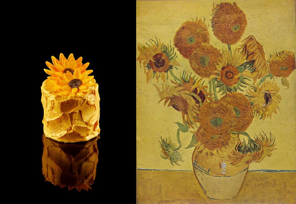 Sunflower, sunflower, Flower, Still life, Plant, Art, Illustration, Cut flowers, Floral design, 