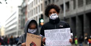 black lives matter protesten in londen naar aanleiding van george floyds dood