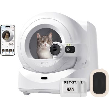 arenero gatos autolimpiable, cámara ai
