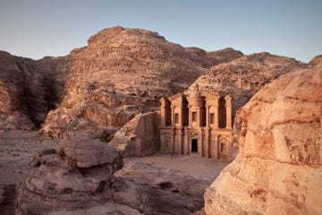 de oude stad petra in jordanie