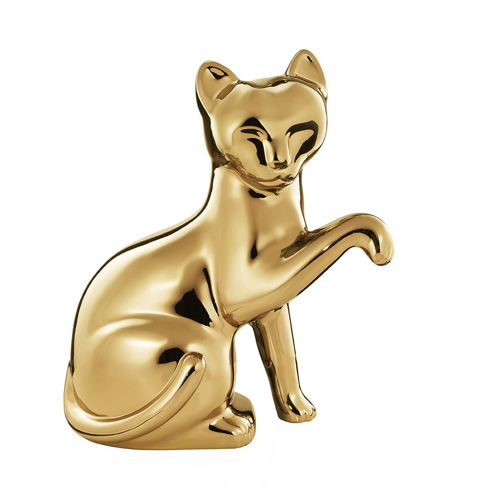Figurine, Brass, Animal figure, Metal, Tail, 