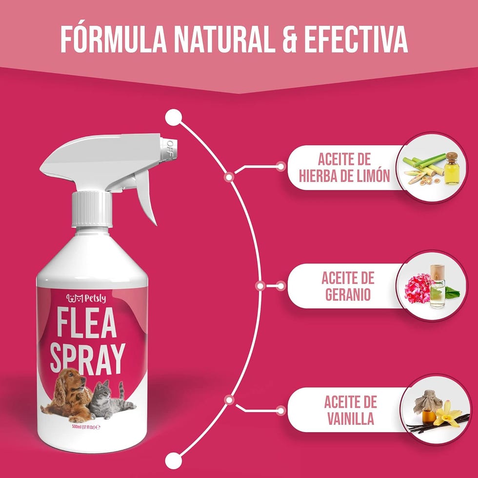 spray antiparasitario perros y gatos con aceite esencial citronela