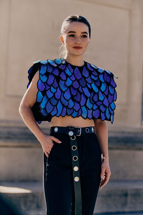 street style tyler joe paris fashion week louis vuitton kaitlyn dever
