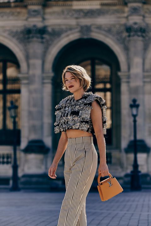 street style tyler joe paris fashion week lea seydoux