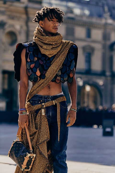 street style tyler joe paris fashion week jaden smith louis vuitton