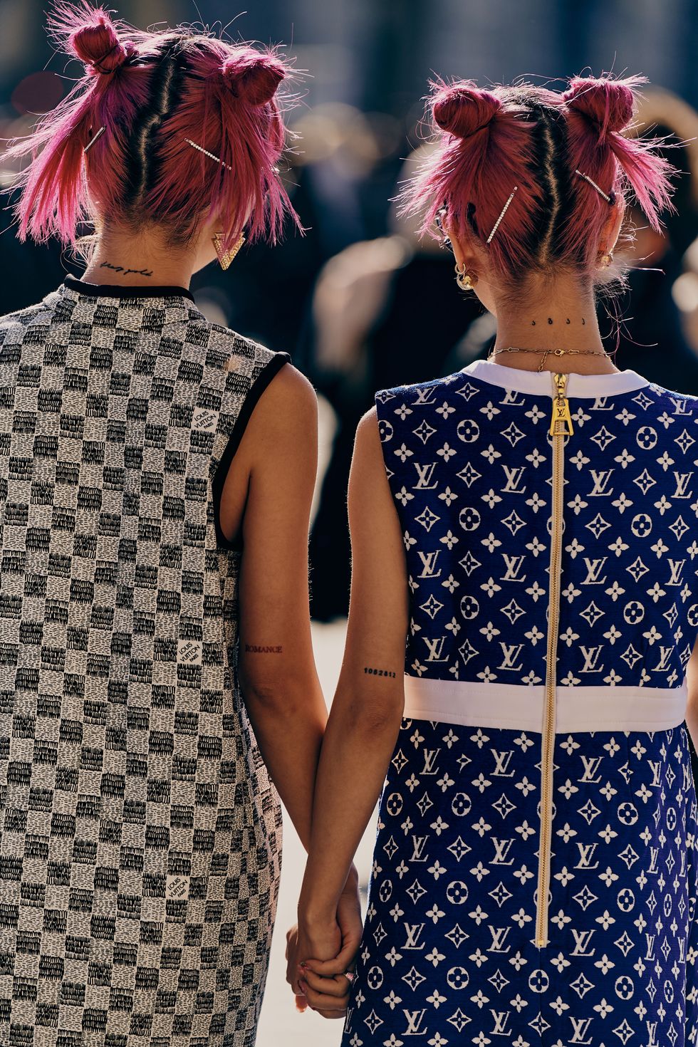 Louis Vuitton Monogram Womens Knit & Fur Scarves 2022-23FW, Navy