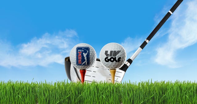 LIV Golf events in same week as PGA Tour tournaments in 2024