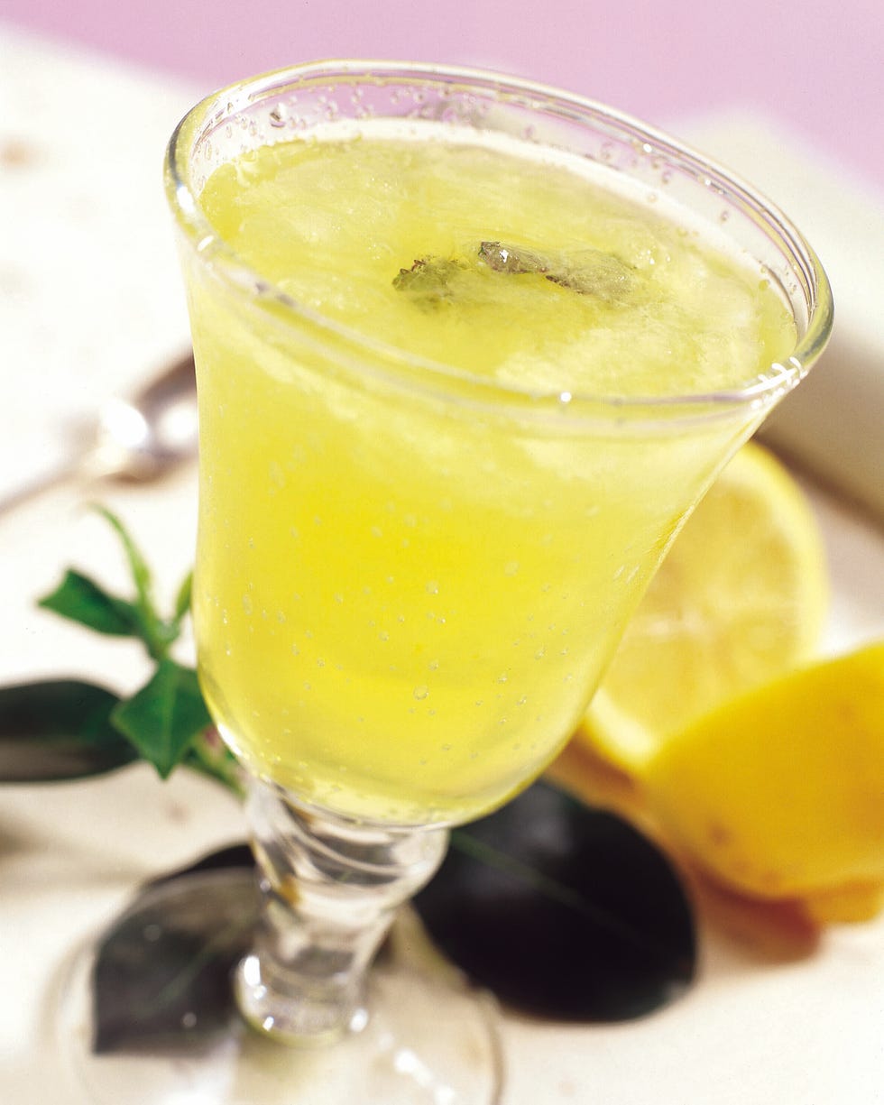 sorbete de limón con vodka