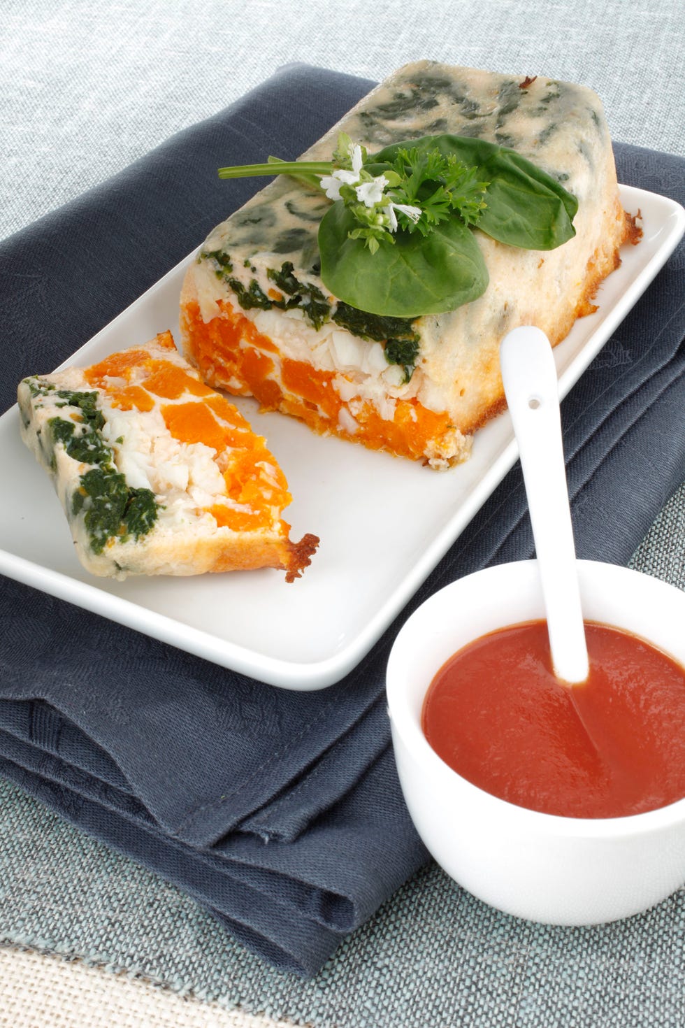 pastel de pescado y verduras