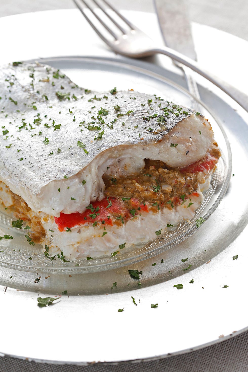 merluza rellena al horno