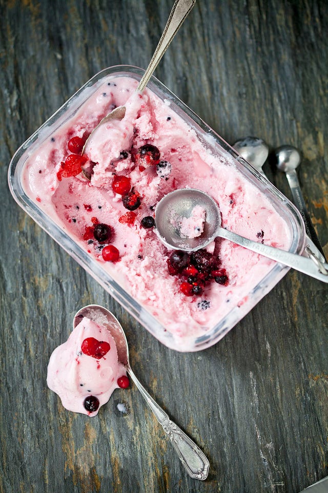 helado de yogur griego