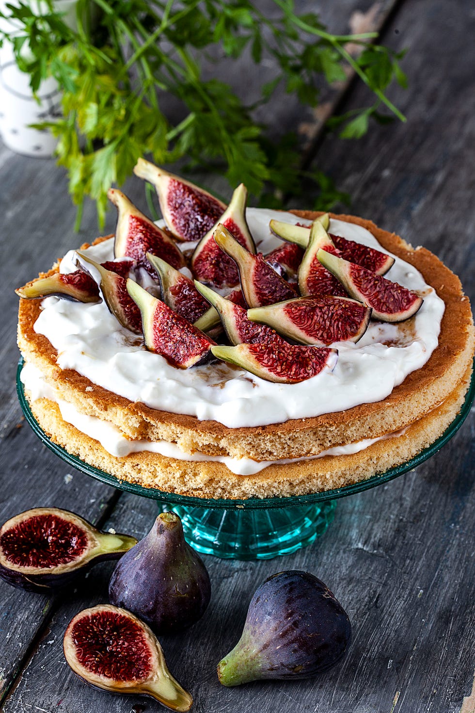 tarta rápida de higos