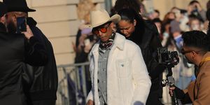 dior homme  outside arrivals paris fashion week menswear fallwinter 2024 2025