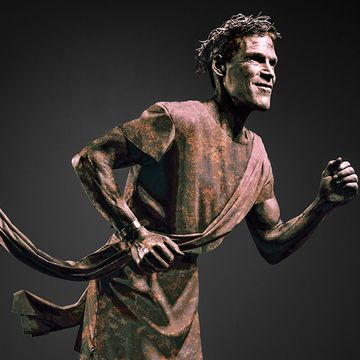 Dean Karnazes You Don't Know Pheidippides statue