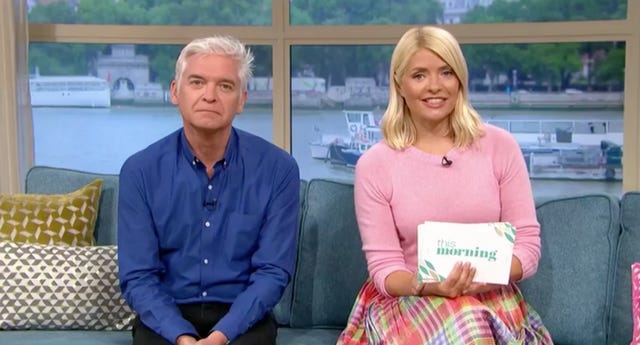 Phillip Schofield and Holly Willoughby on This Morning