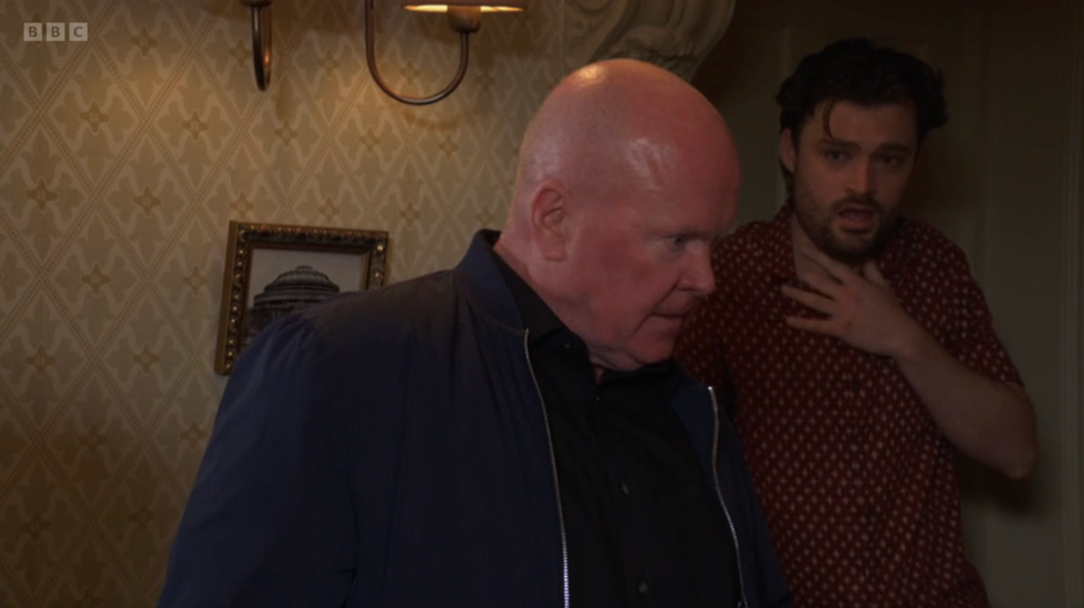 phil mitchell and johnny carter, eastenders