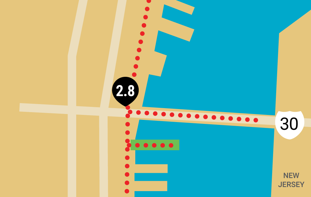 Philadelphia running map