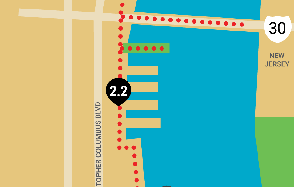 Philadelphia running map