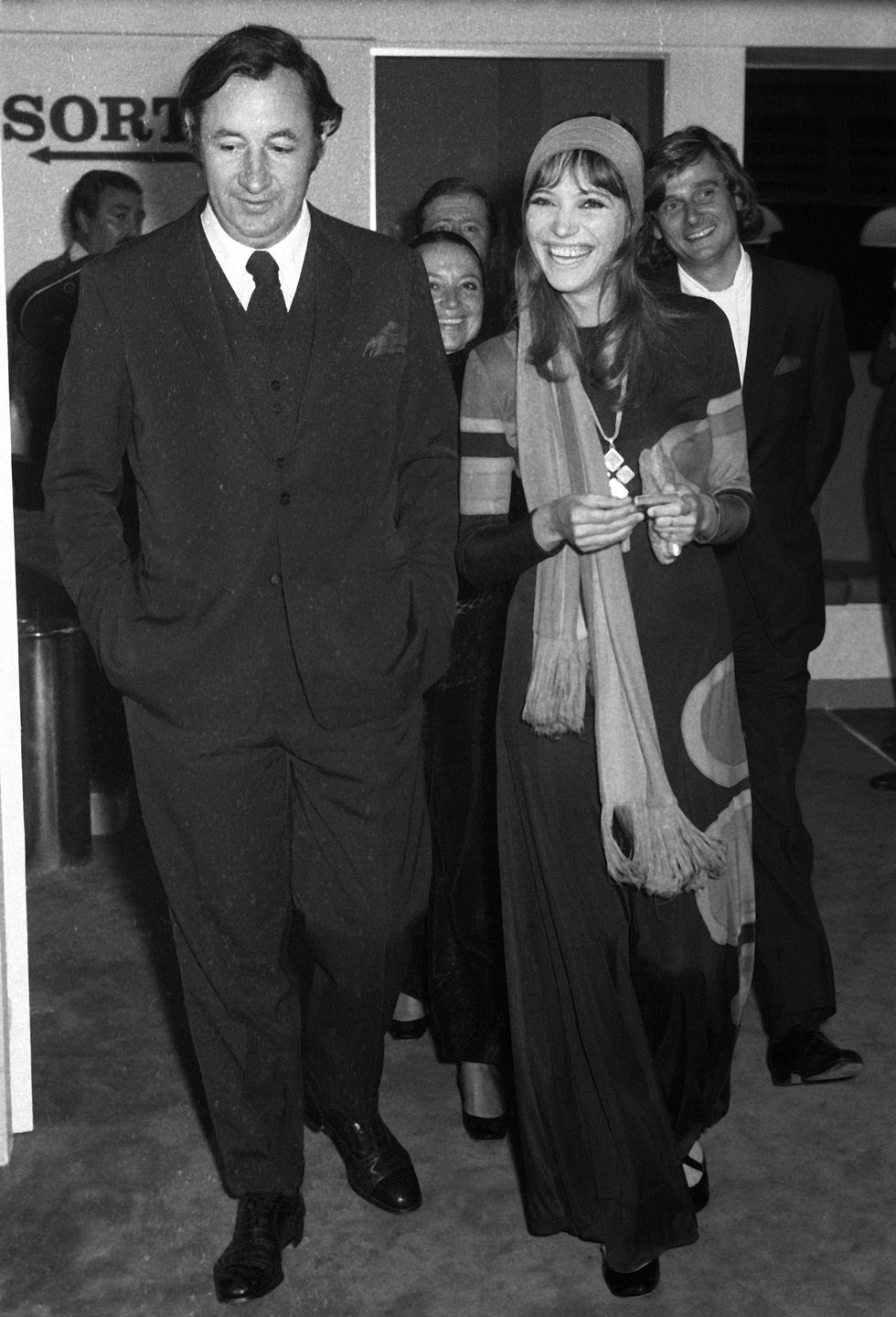 premiere of "justine" in france on september 29th, 1969