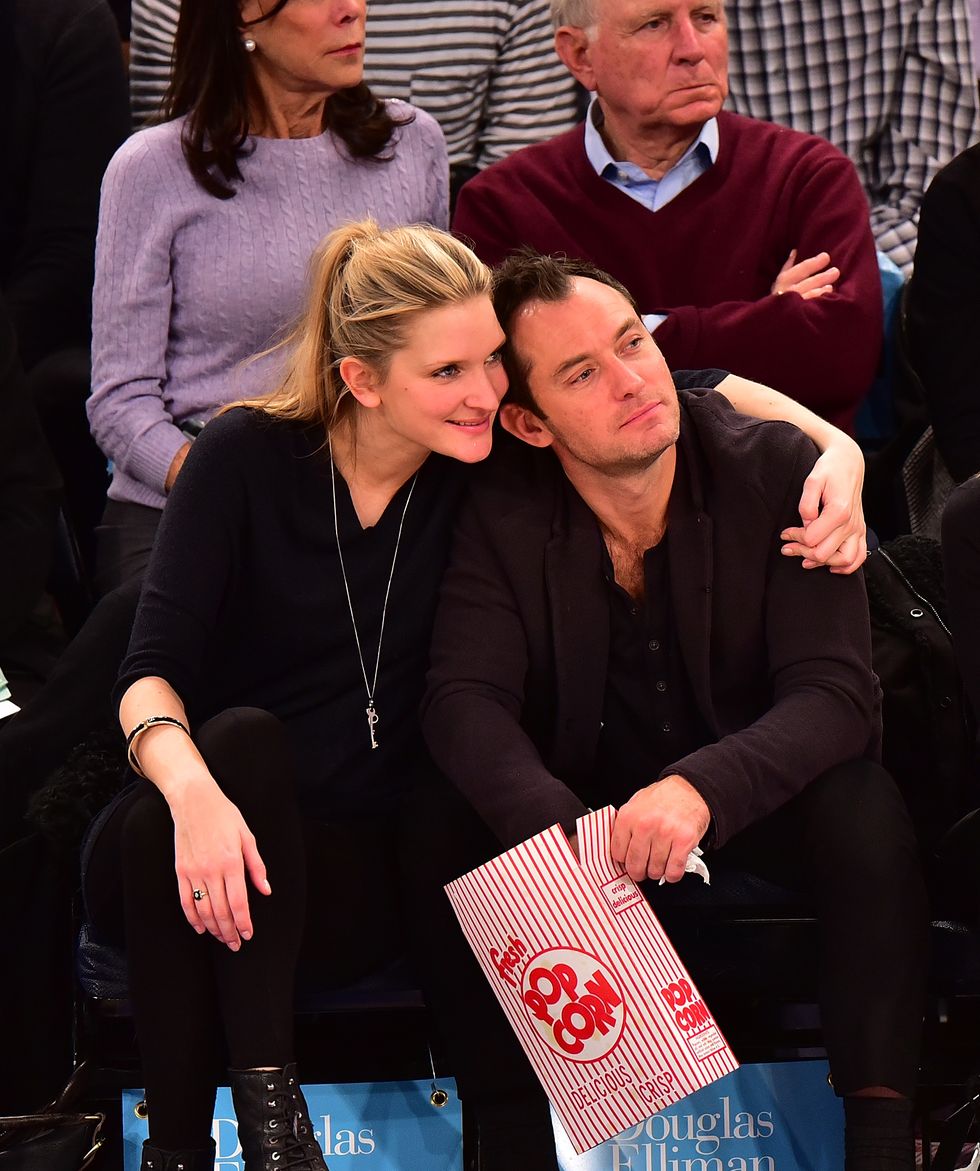 beroemdheden wonen de wedstrijd Orlando Magic vs New York Knicks bij op 26 februari 2016
